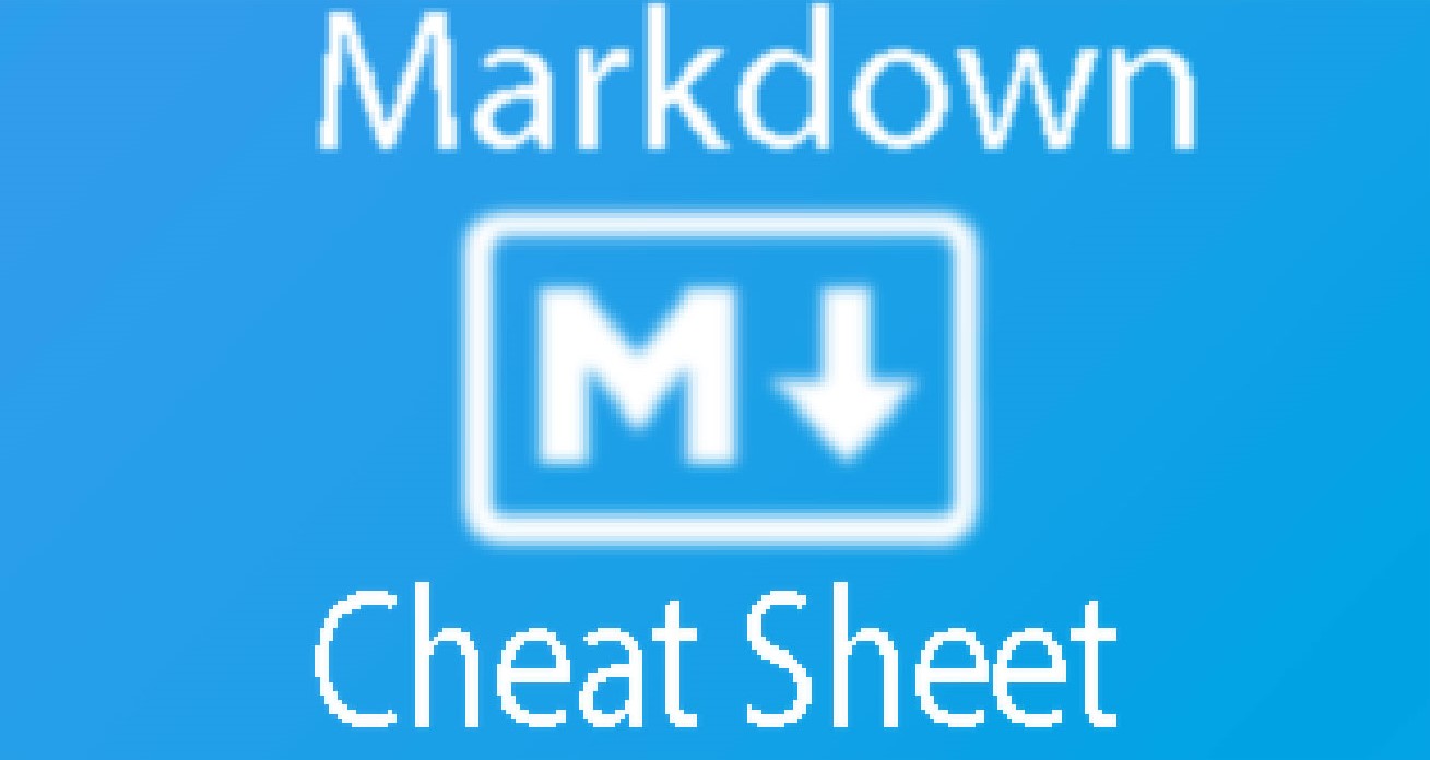 Markdown cheatsheet image